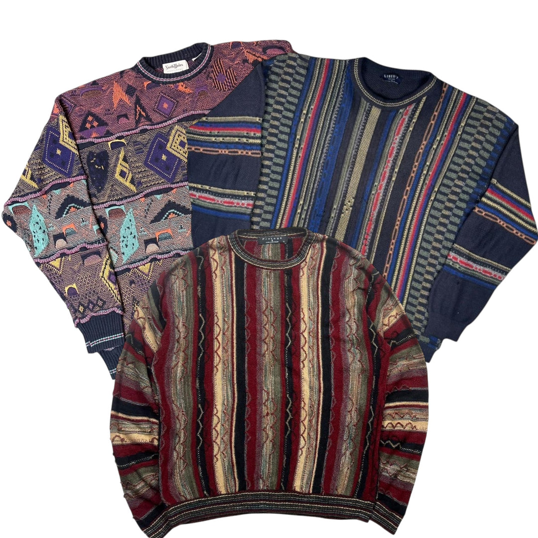 35x PRENDAS DE PUNTO ESTILO AÑOS 80