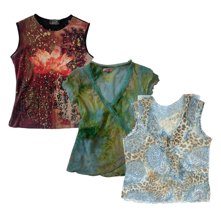 50x Y2K SHORT SLEEVE TOPS