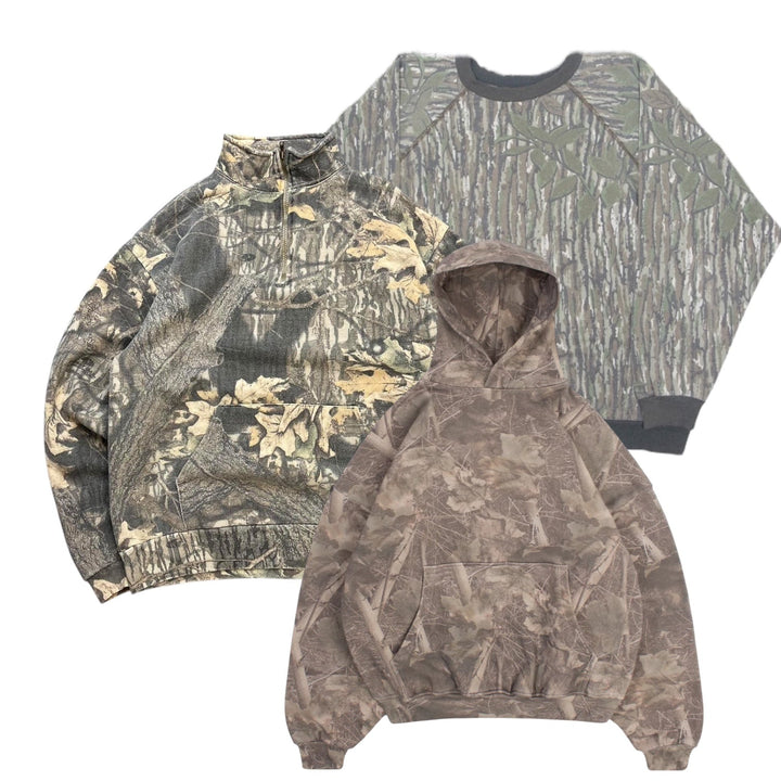 25x REAL TREE SWEATSHIRTS AND HOODIES - The Hub Vintage Wholesale Limited