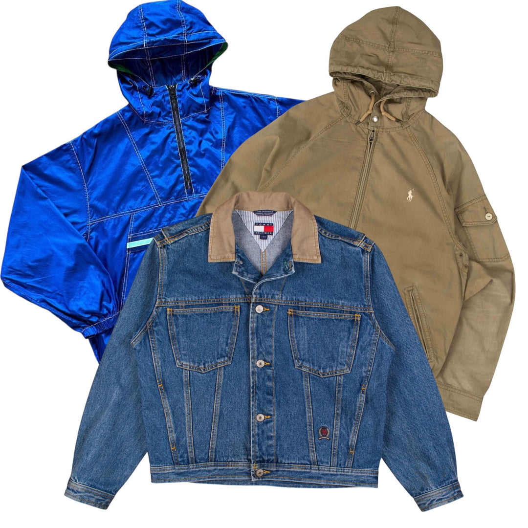 30x RALPH LAUREN, TOMMY HILFIGER JACKETS