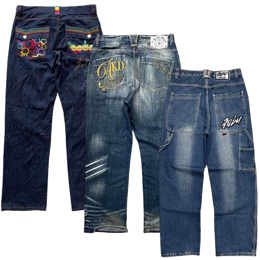 30x HIPHOP JEANS - The Hub Vintage Wholesale Limited