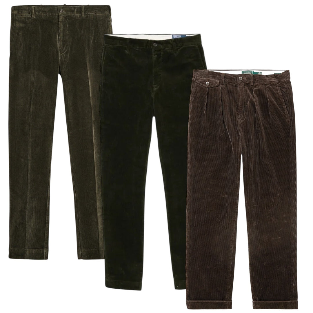 30x RALPH LAUREN CORDUROY TROUSERS - The Hub Vintage Wholesale Limited