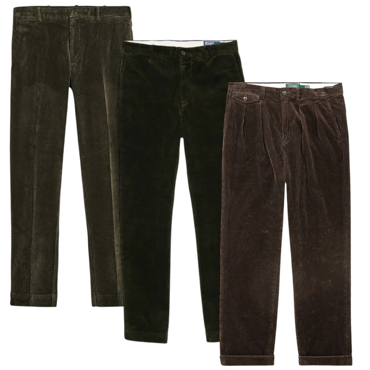 30x RALPH LAUREN CORDUROY TROUSERS - The Hub Vintage Wholesale Limited