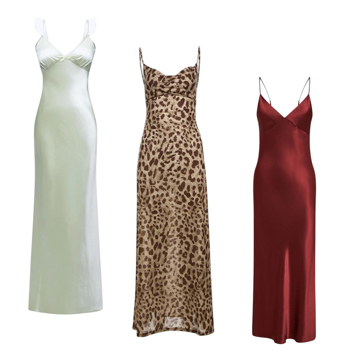 50x Y2K SILK DRESSES
