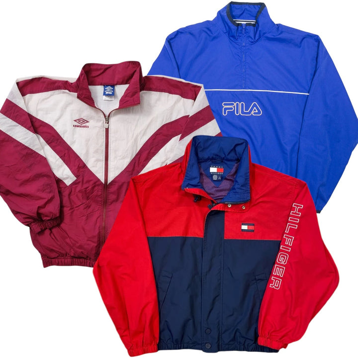 50x PREMIUM BRANDED WINDBREAKERS - PRE ORDER - The Hub Vintage Wholesale Limited
