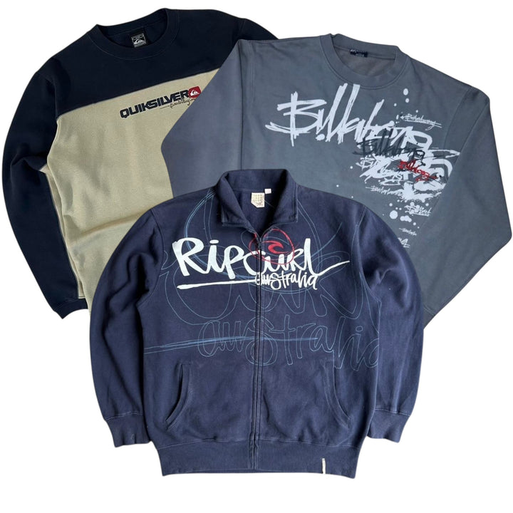 50x SWEATSHIRTS DE SURF DE MARQUE