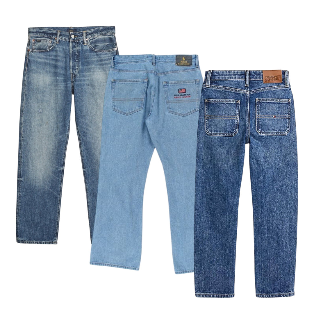 30x RALPH LAUREN & TOMMY HILFIGER TROUSERS