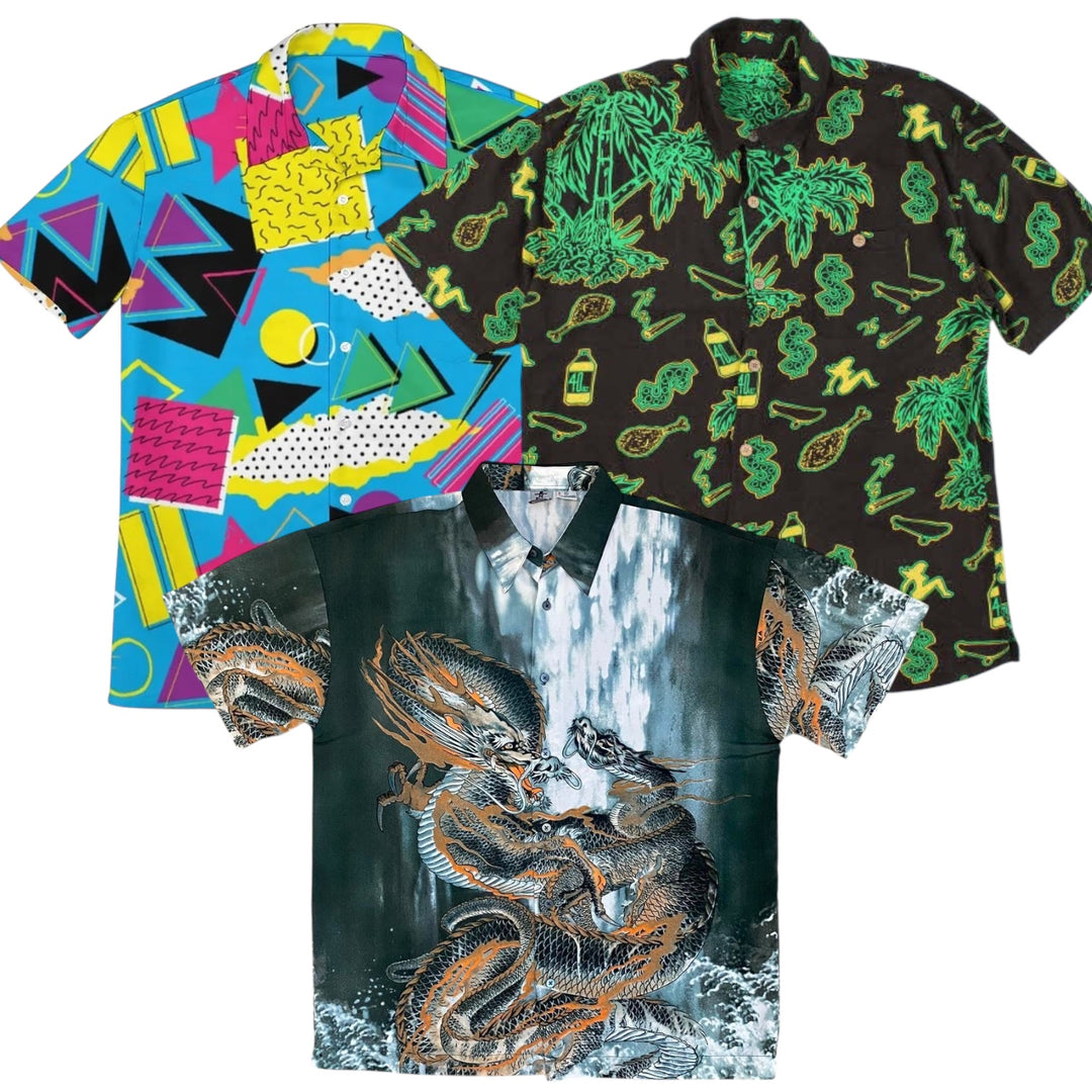 50x CRAZY PRINT SHIRTS