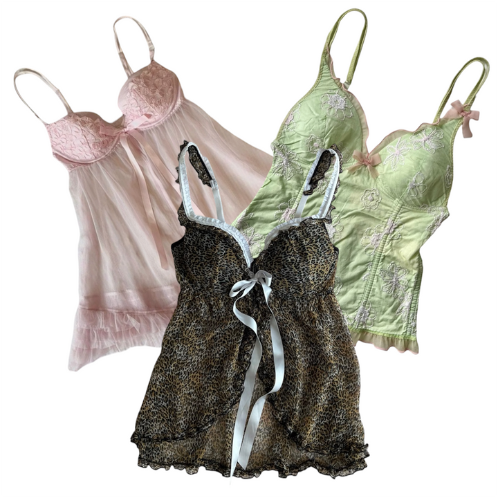 50x Y2K BABYDOLL TOPS