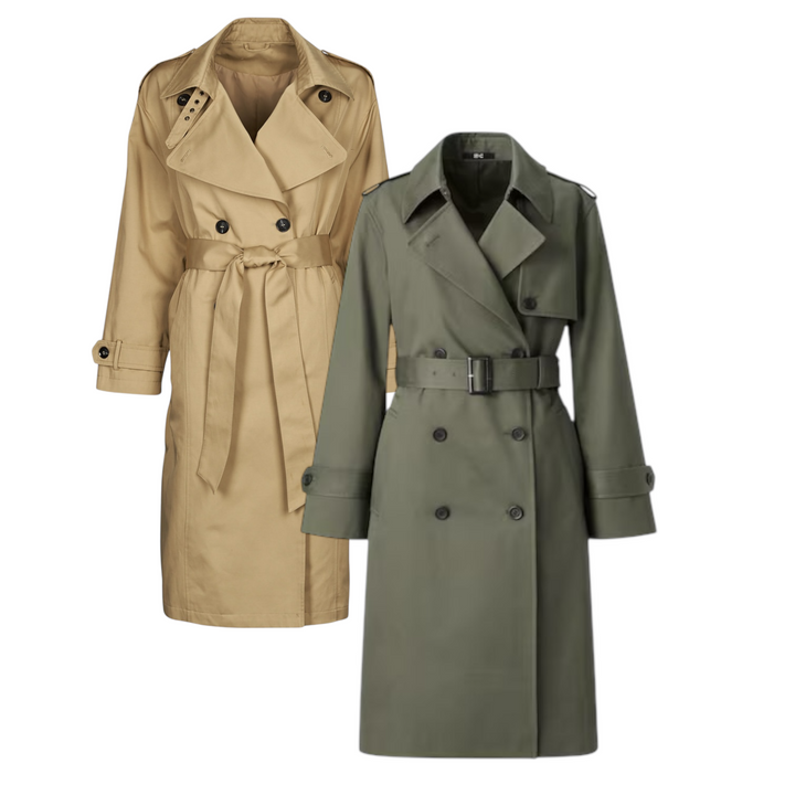 15x UNBRANDED WOMENS TRENCH COAT