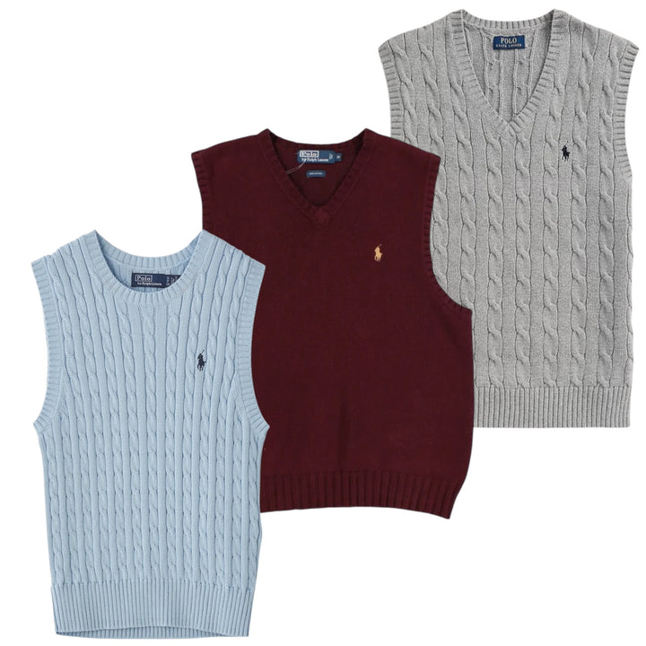 50x GILETS EN MAILLE RALPH LAUREN