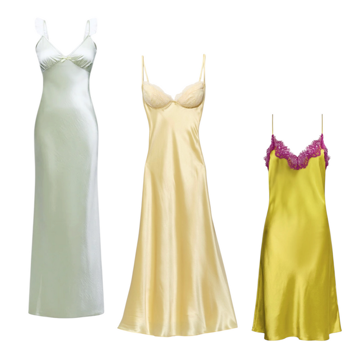 50x Y2K SILK DRESSES