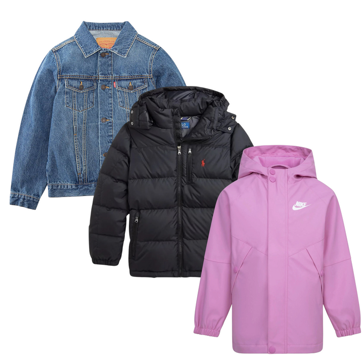 30x BRANDED KIDS JACKETS