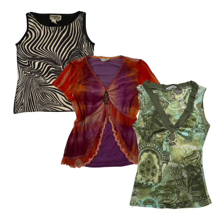 50x Y2K SHORT SLEEVE TOPS