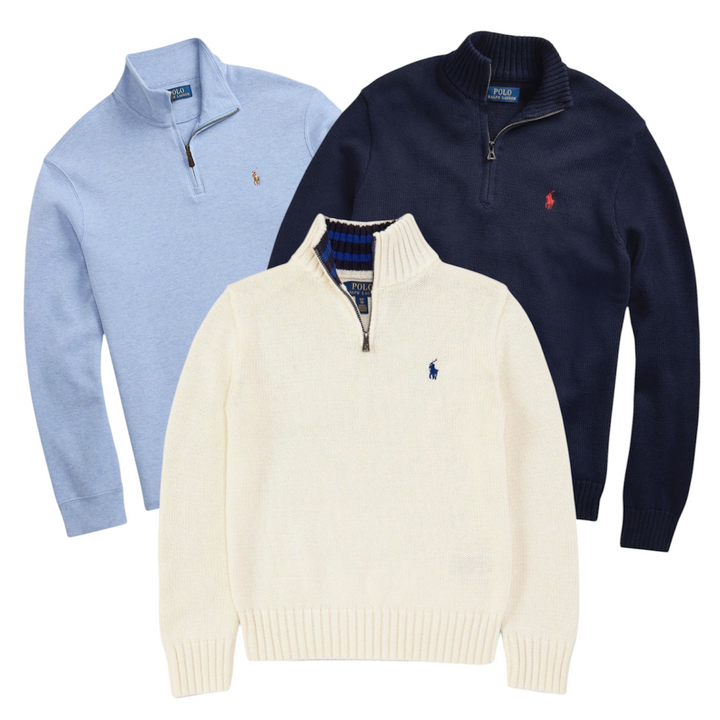 30x RALPH LAUREN 1/4 ZIPS