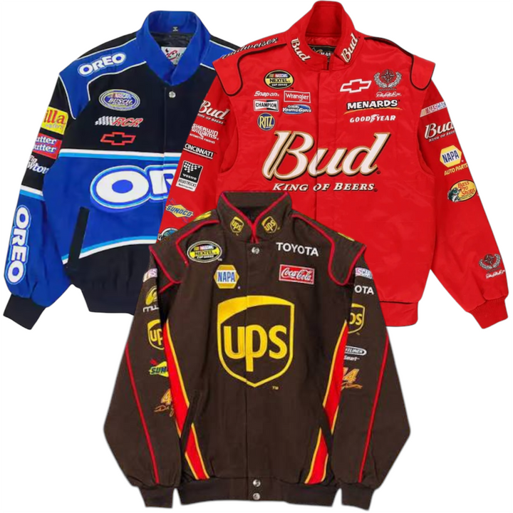 10x NASCAR RACING JACKETS - PRE ORDER MID JUNE