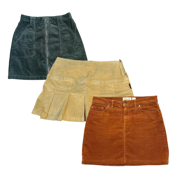 30x Y2K CORDUROY SKIRTS