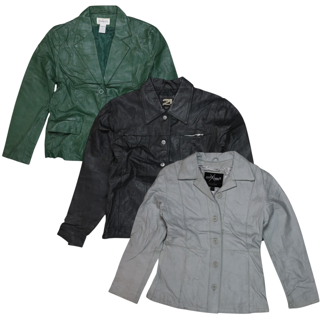 20x BLOUSONS EN CUIR Y2K