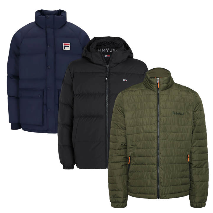 10x BRANDED PUFFER JACKETS