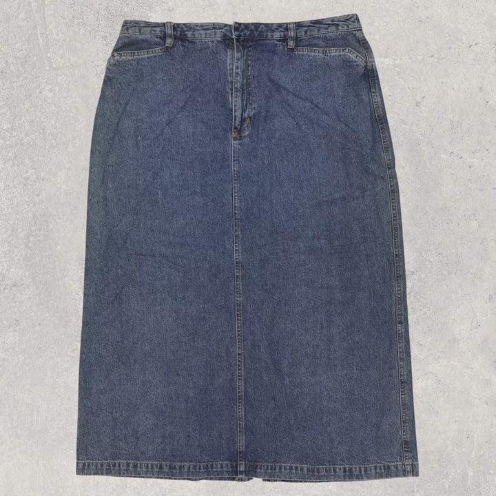 30x Y2K LONG DENIM SKIRTS