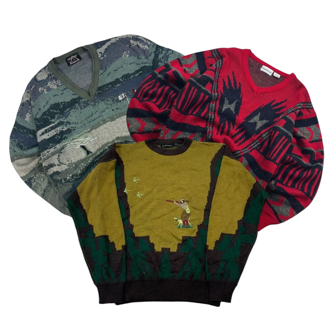 40 80's knitwear vintage wholesale bundle