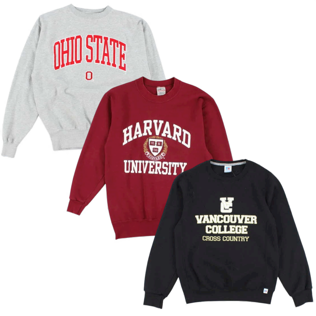 30 USA sweatshirt vintage wholesale bundle 