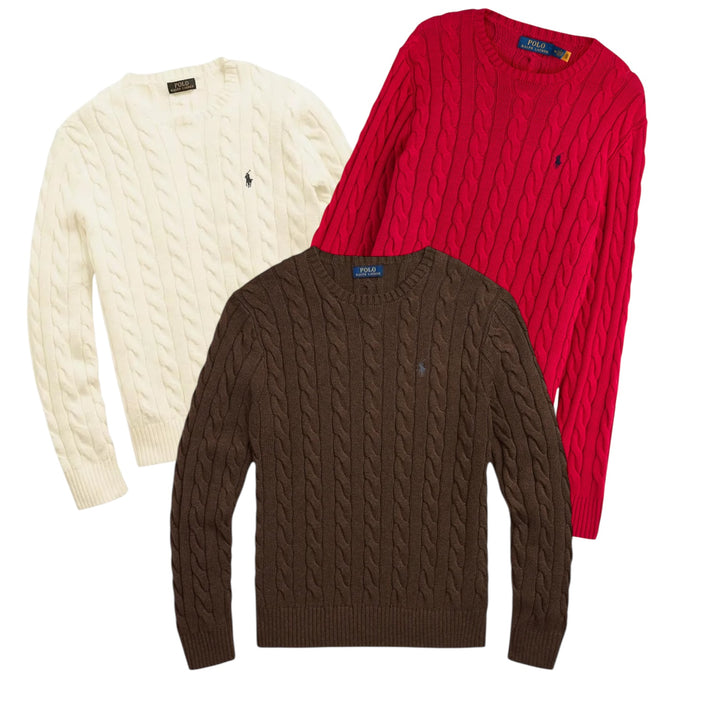 40 ralph lauren cable knitwear vintage wholesale bundle 