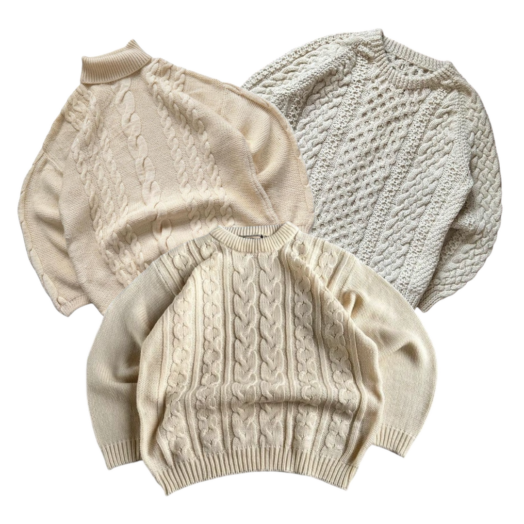 25 aran knitwear vintage wholesale bundle