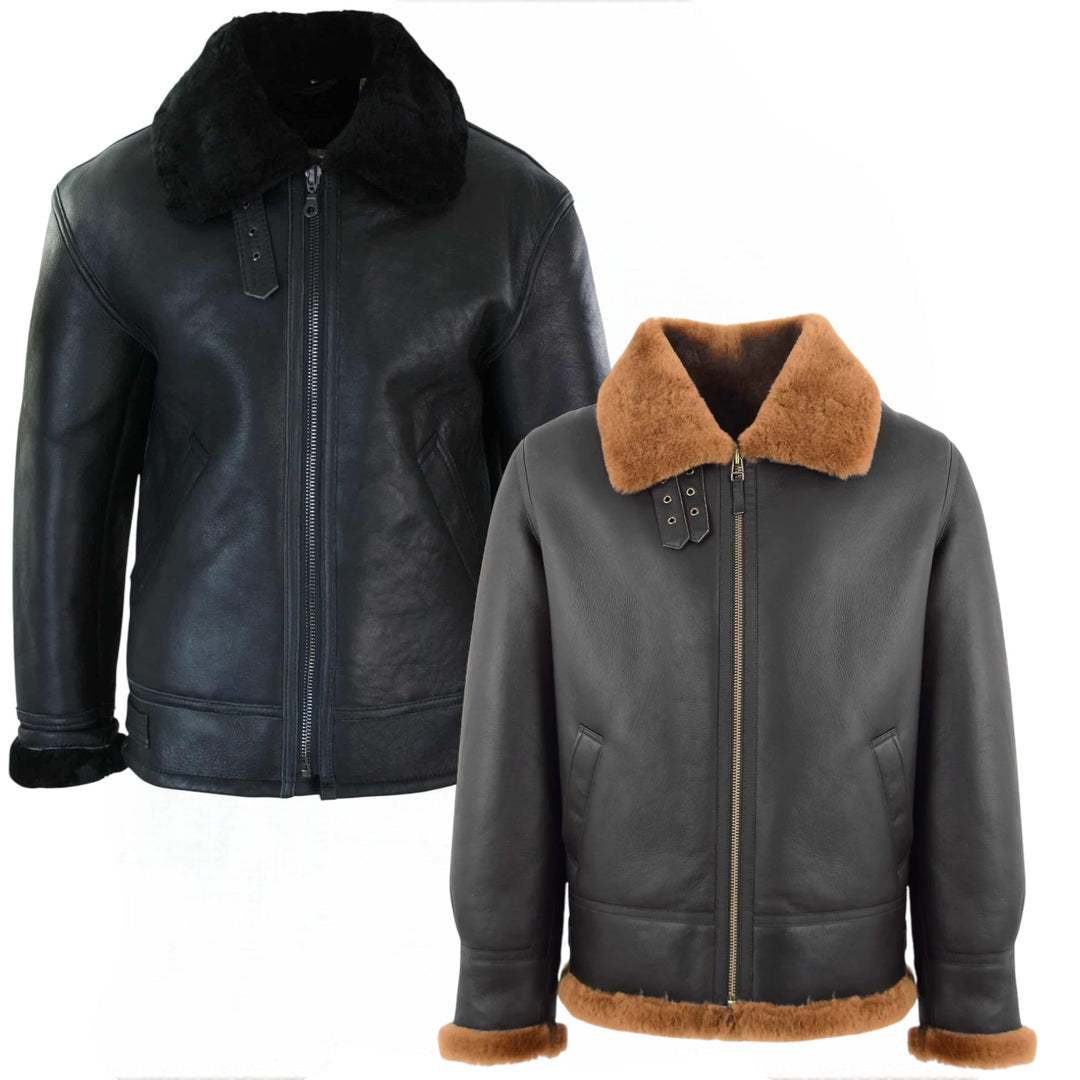 10 mens leather b-3 jackets vintage wholesale bundle 