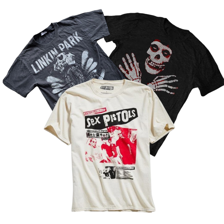 50 band t shirts vintage wholesale bundle