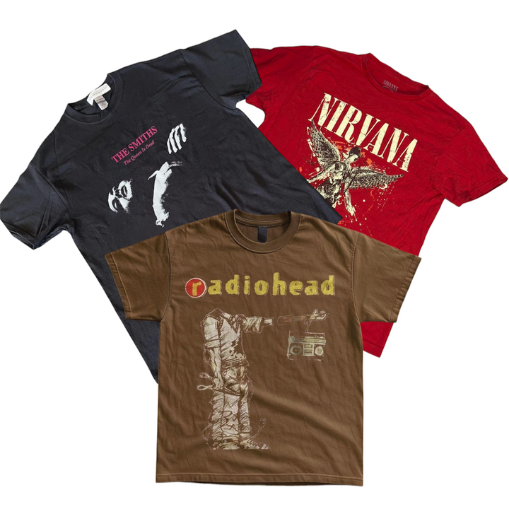 50 band t shirts vintage wholesale bundle