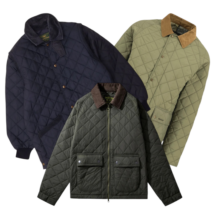 20 Barbour quilted jackets vintage wholesale bundle