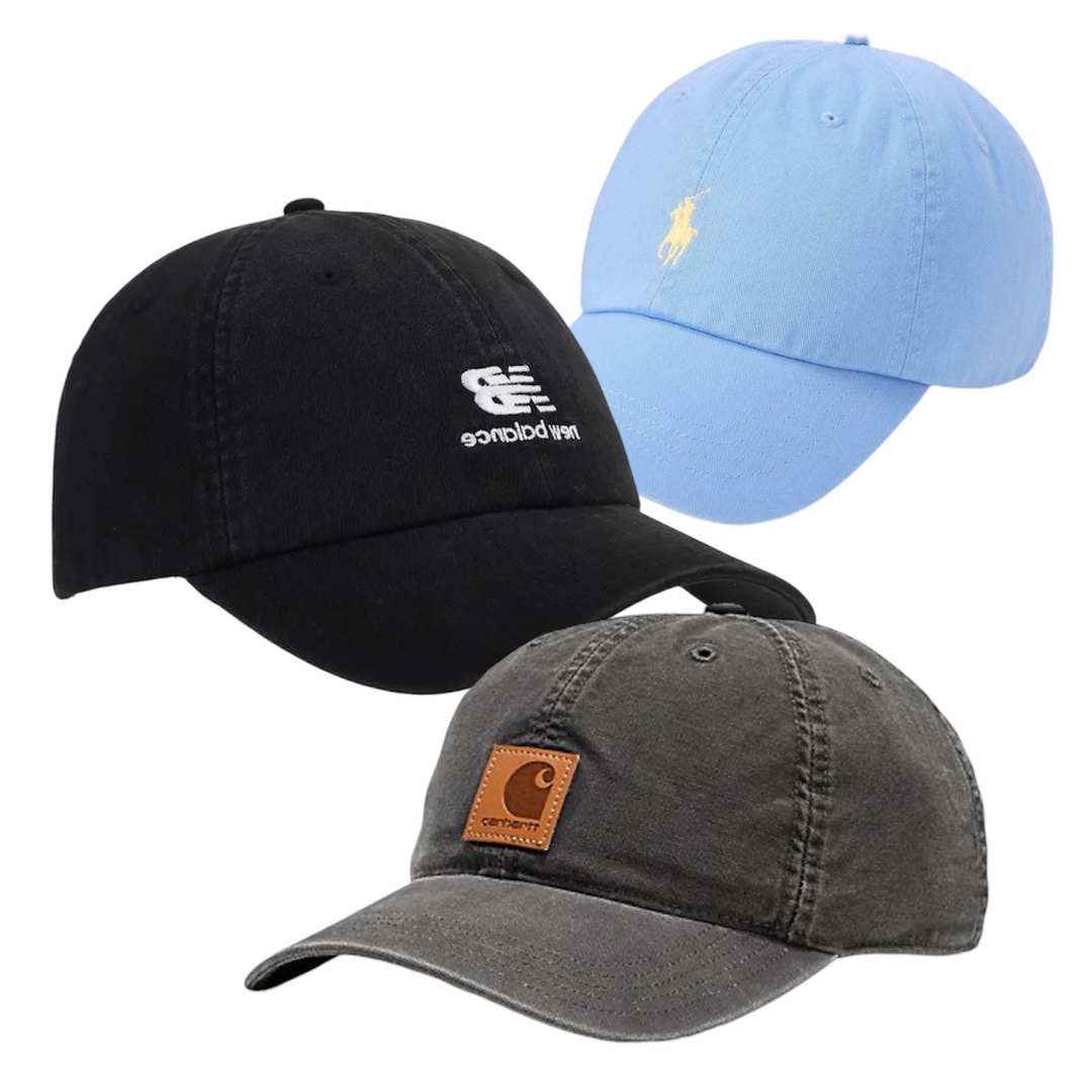 30 branded caps vintage wholesale bundle 