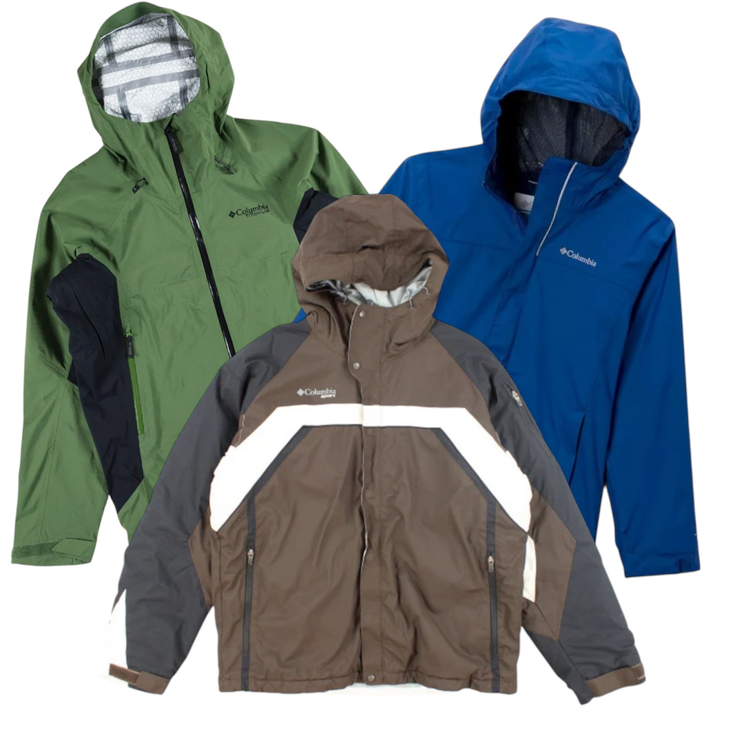30 Columbia jackets vintage wholesale bundle