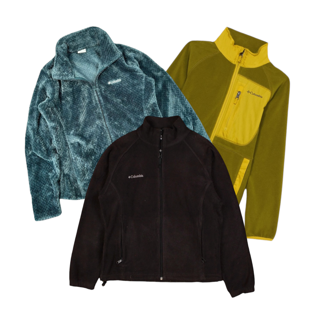 30 columbia jackets vintage wholesale bundle 