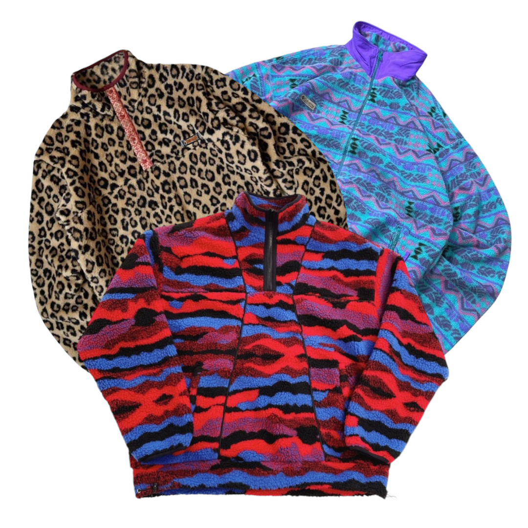 30 crazy fleeces vintage wholesale bundle