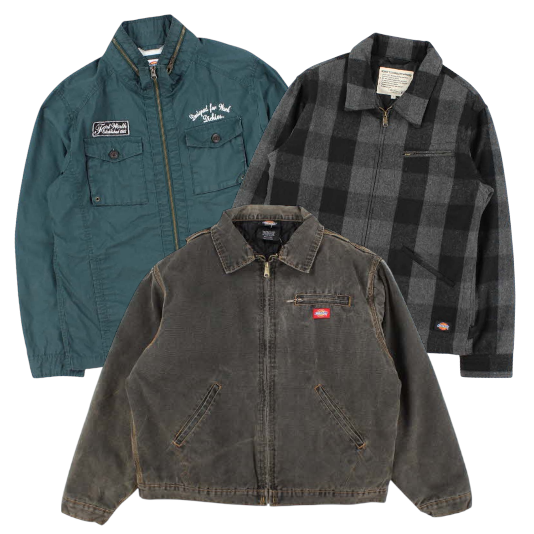 25 dickies jackets vintage wholesale bundle 