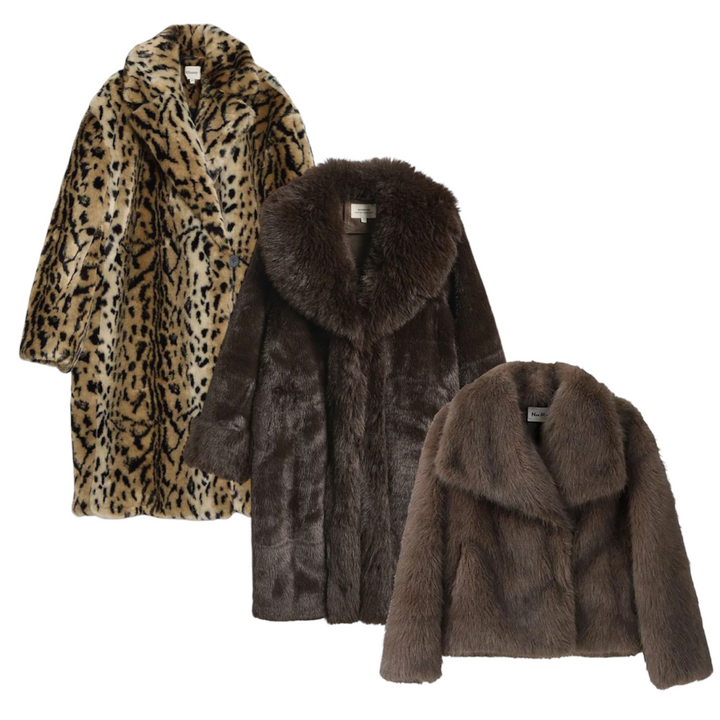 15 faux fur moments jackets vintage wholesale bundle