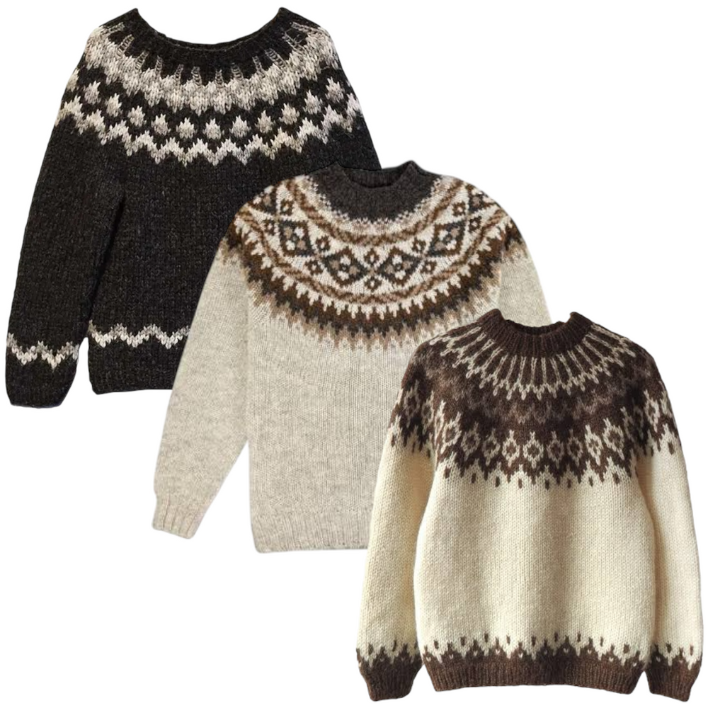 25 Icelandic knitwear vintage wholesale bundle 