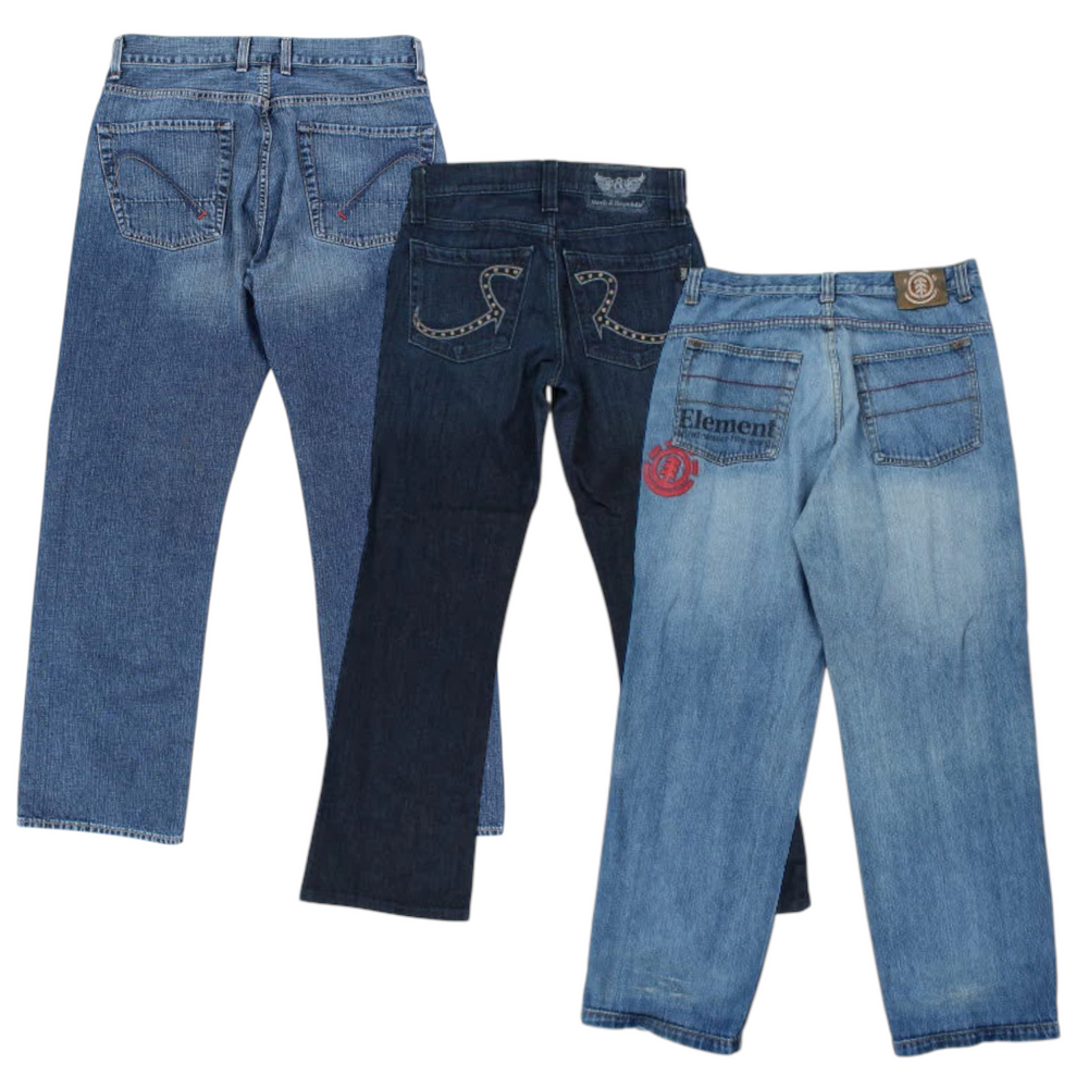 30 mens y2k jeans vintage wholesale bundle 