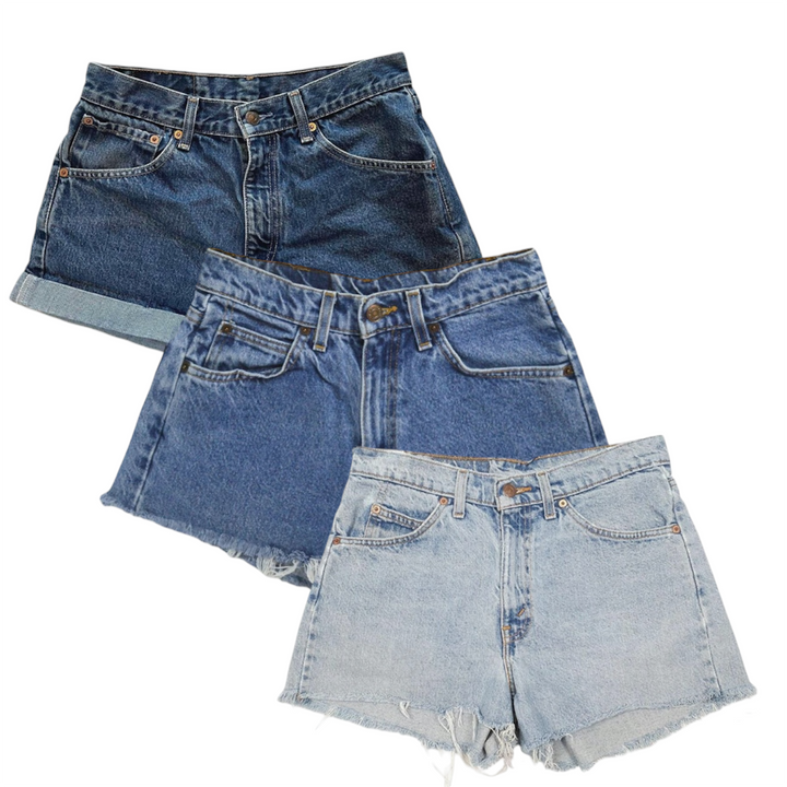 30 denim short shorts levis wholesale vintage bundle 