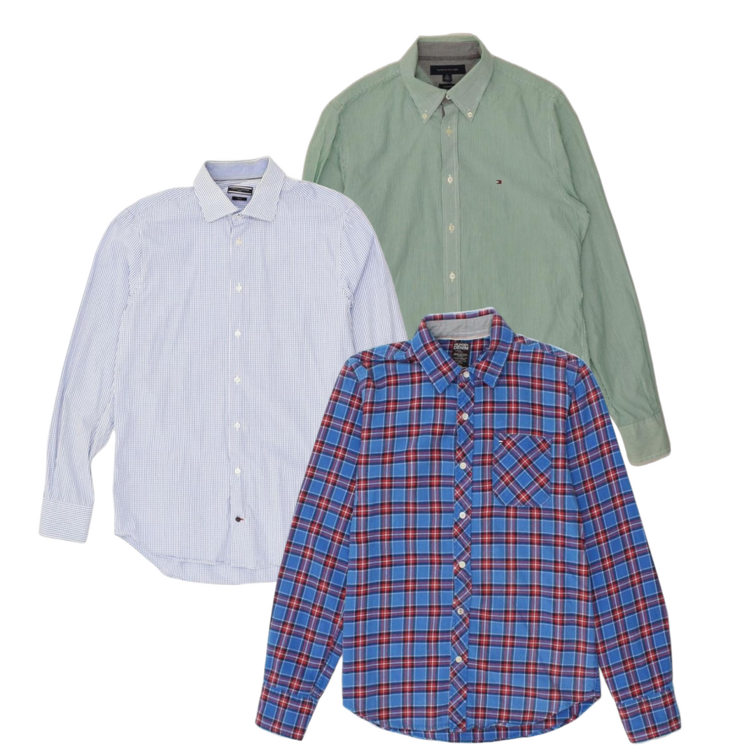 50 long sleeve Tommy Hilfiger shirts vintage wholesale bundle 