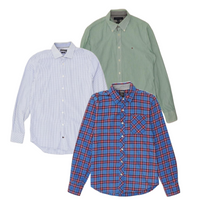 50 long sleeve Tommy Hilfiger shirts vintage wholesale bundle 