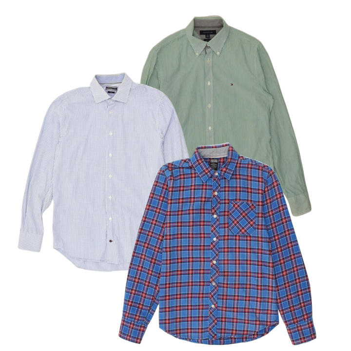 50 long sleeve Tommy Hilfiger shirts vintage wholesale bundle 