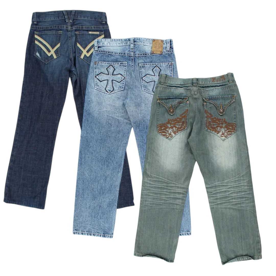 30 mens y2k jeans vintage wholesale bundle