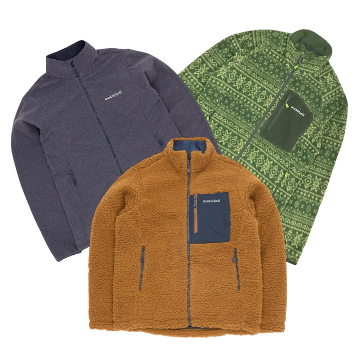 30 montbell fleeces vintage wholesale bundle