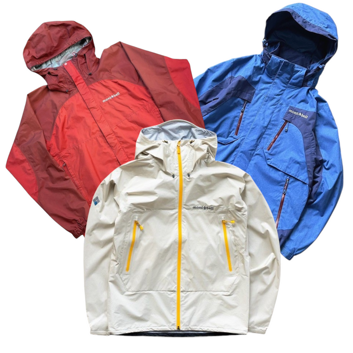 30 montbell jackets premium vintage wholesale bundle uk