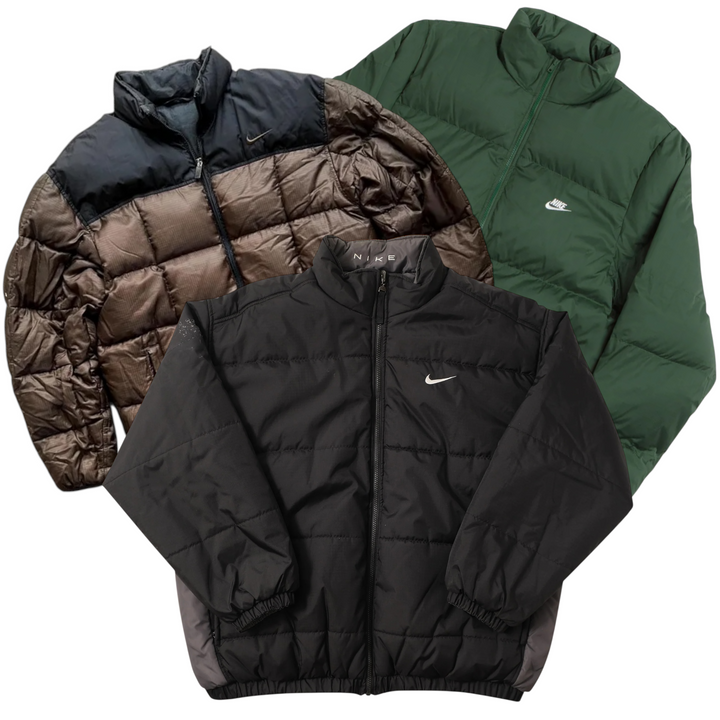 15 nike puffer jackets vintage wholesale bundle 