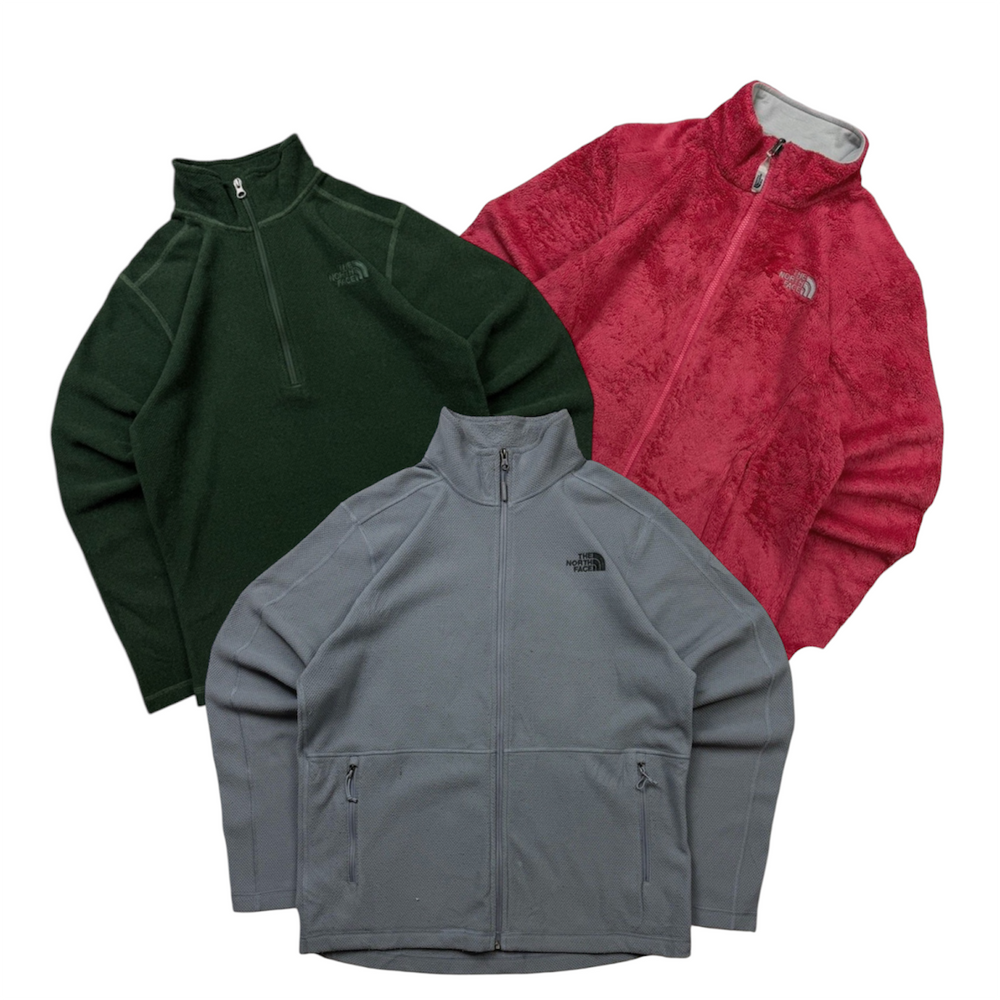 35 mens the north face fleeces mix vintage wholesale bundle