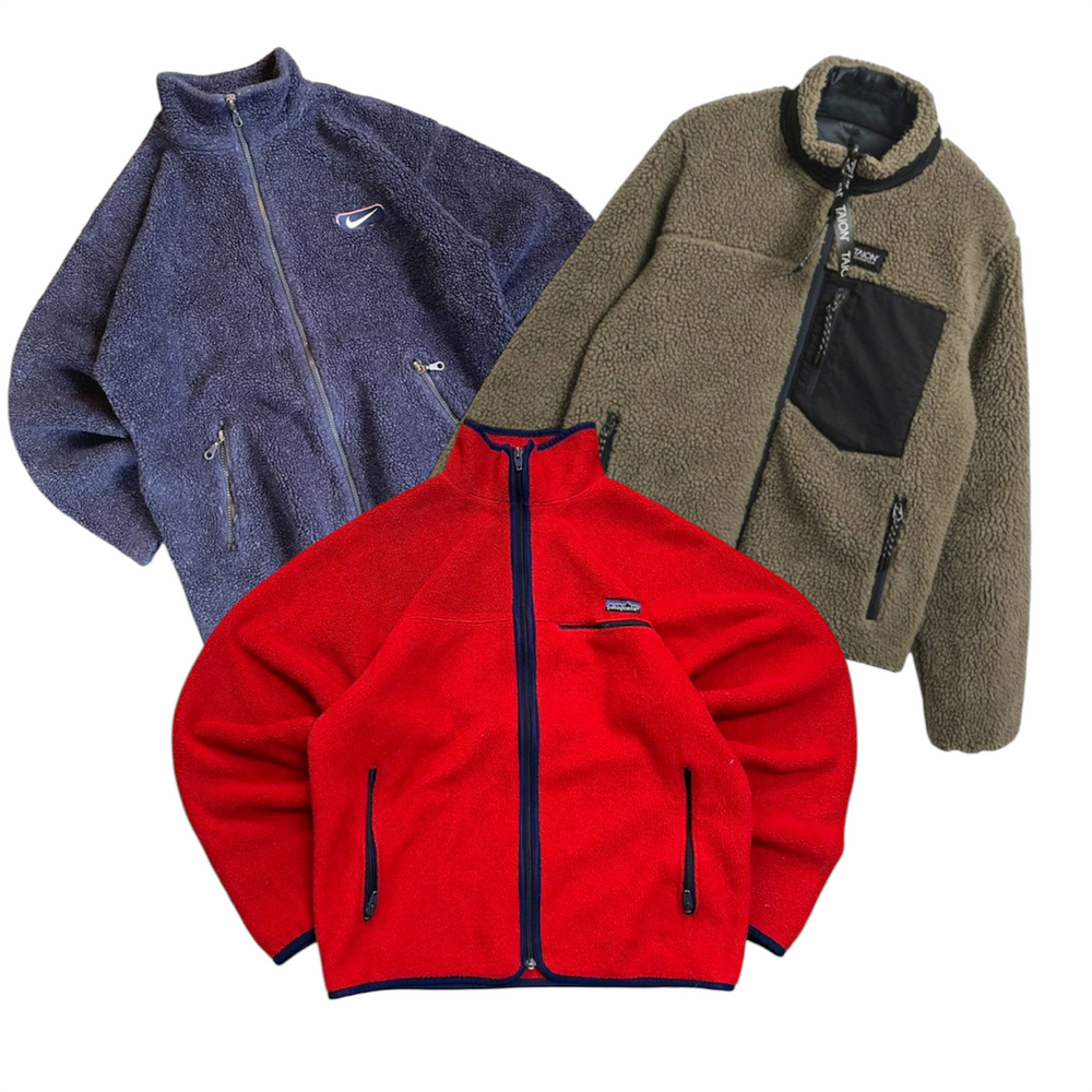 30 premium branded fleeces vintage wholesale bundle